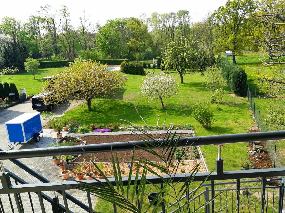 Pension Schlossblick Thallwitz Exterior foto